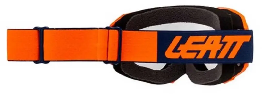 Leatt Vizion 2.5 Crossbril - Blauw/Oranje - Heldere lens