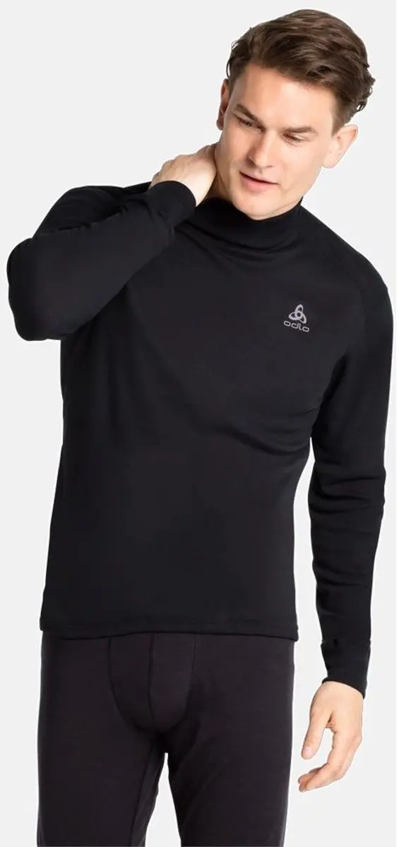ODLO Active Warm Col Thermoshirt Heren XXL - Zwart