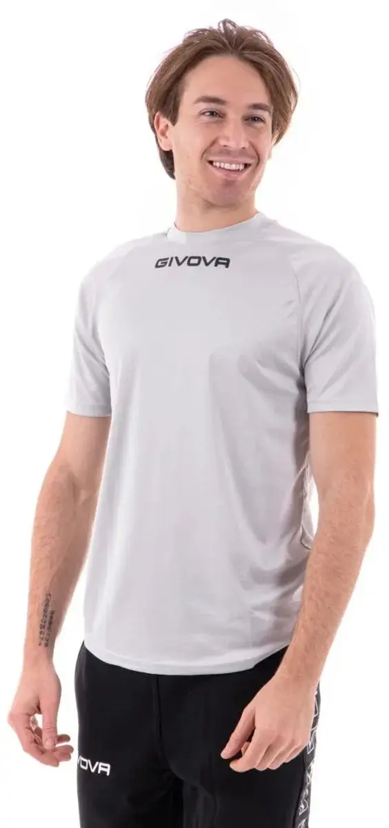 Givova One Microforata Sportshirt - XL - Grijs
