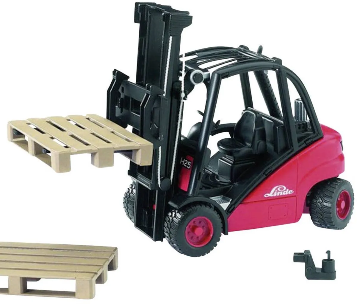 Bruder 2511 Linde Vorkheftruck - Rood