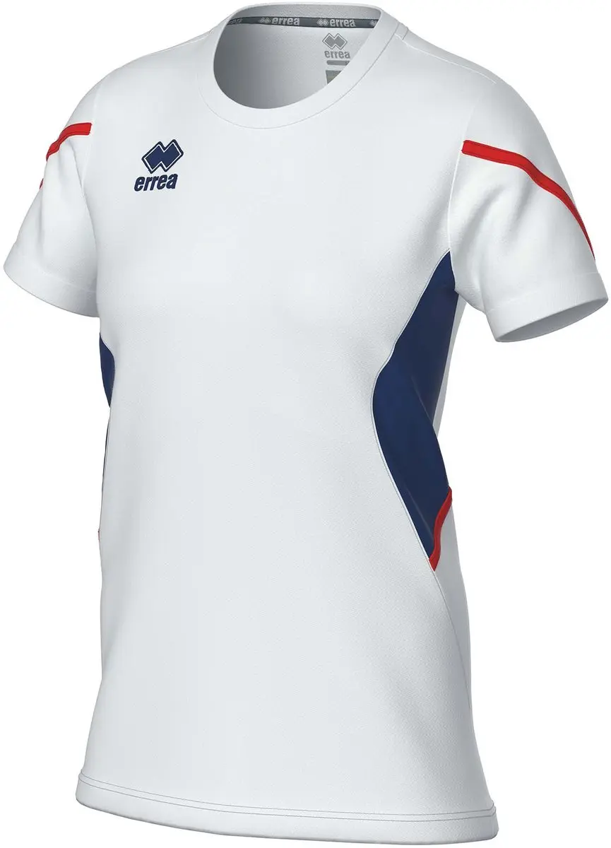 Errea Corinne Shirt Dames Korte Mouw - Wit