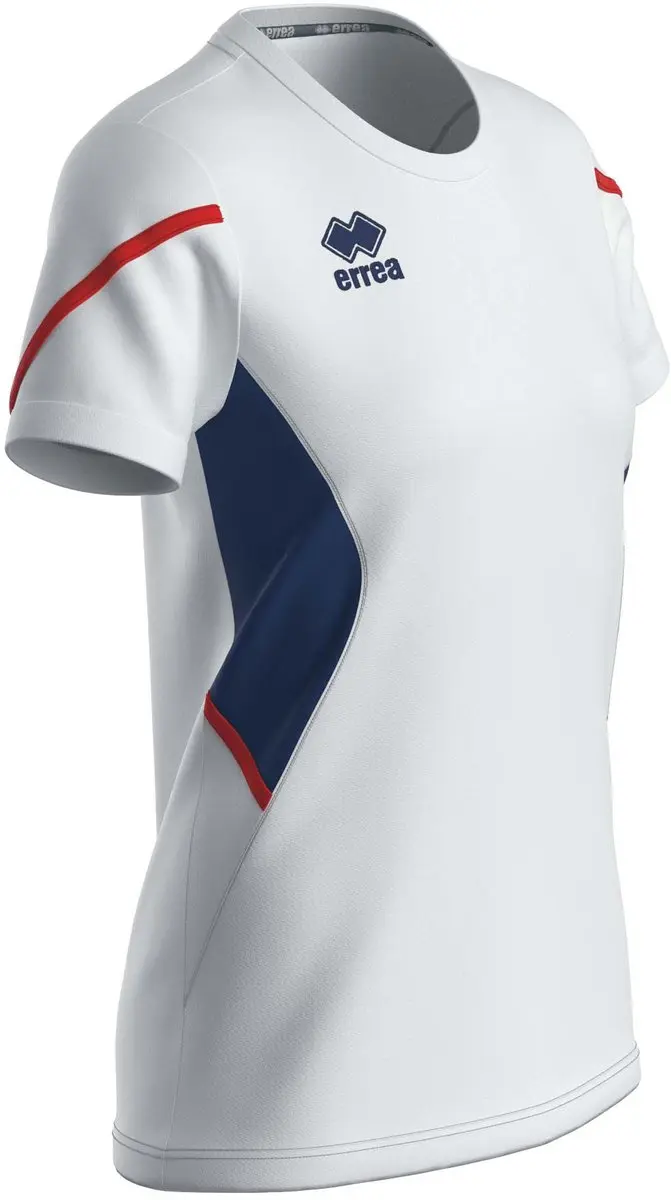 Errea Corinne Shirt Dames Korte Mouw - Wit