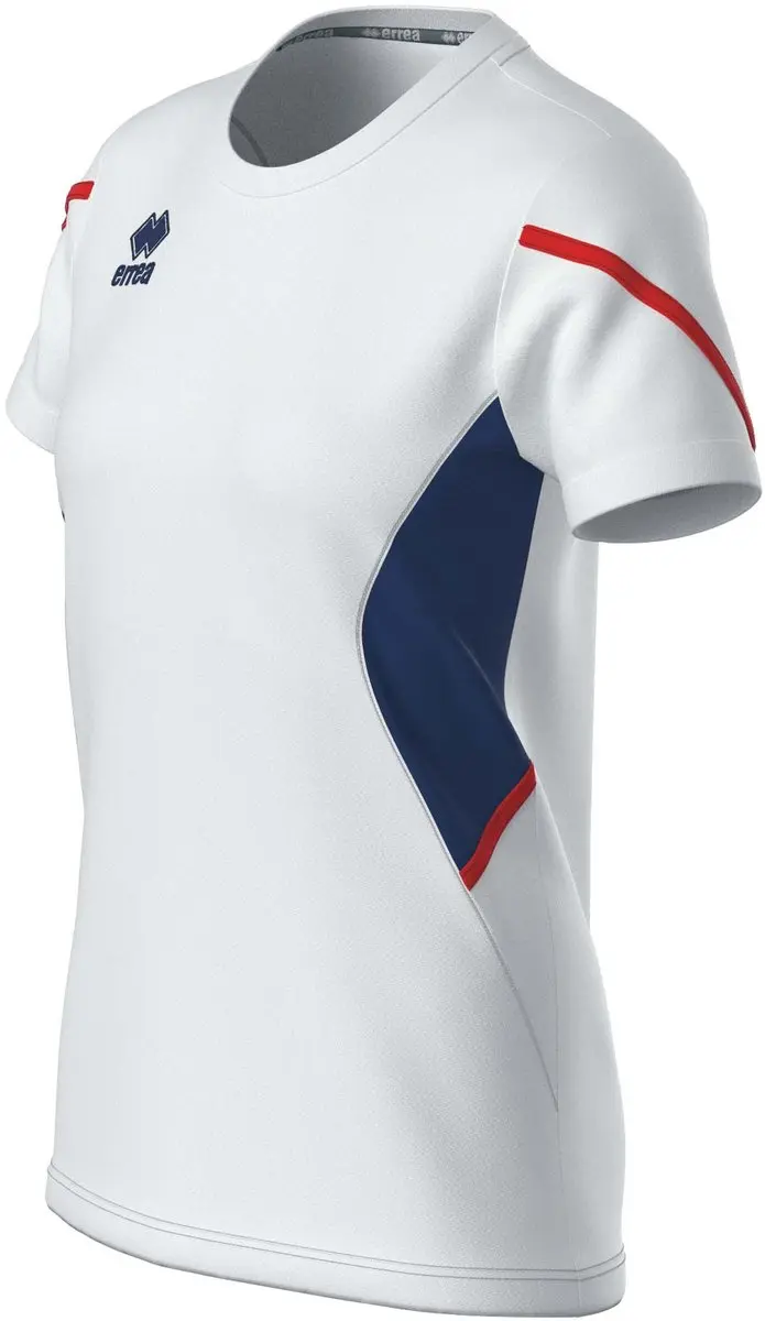 Errea Corinne Shirt Dames Korte Mouw - Wit