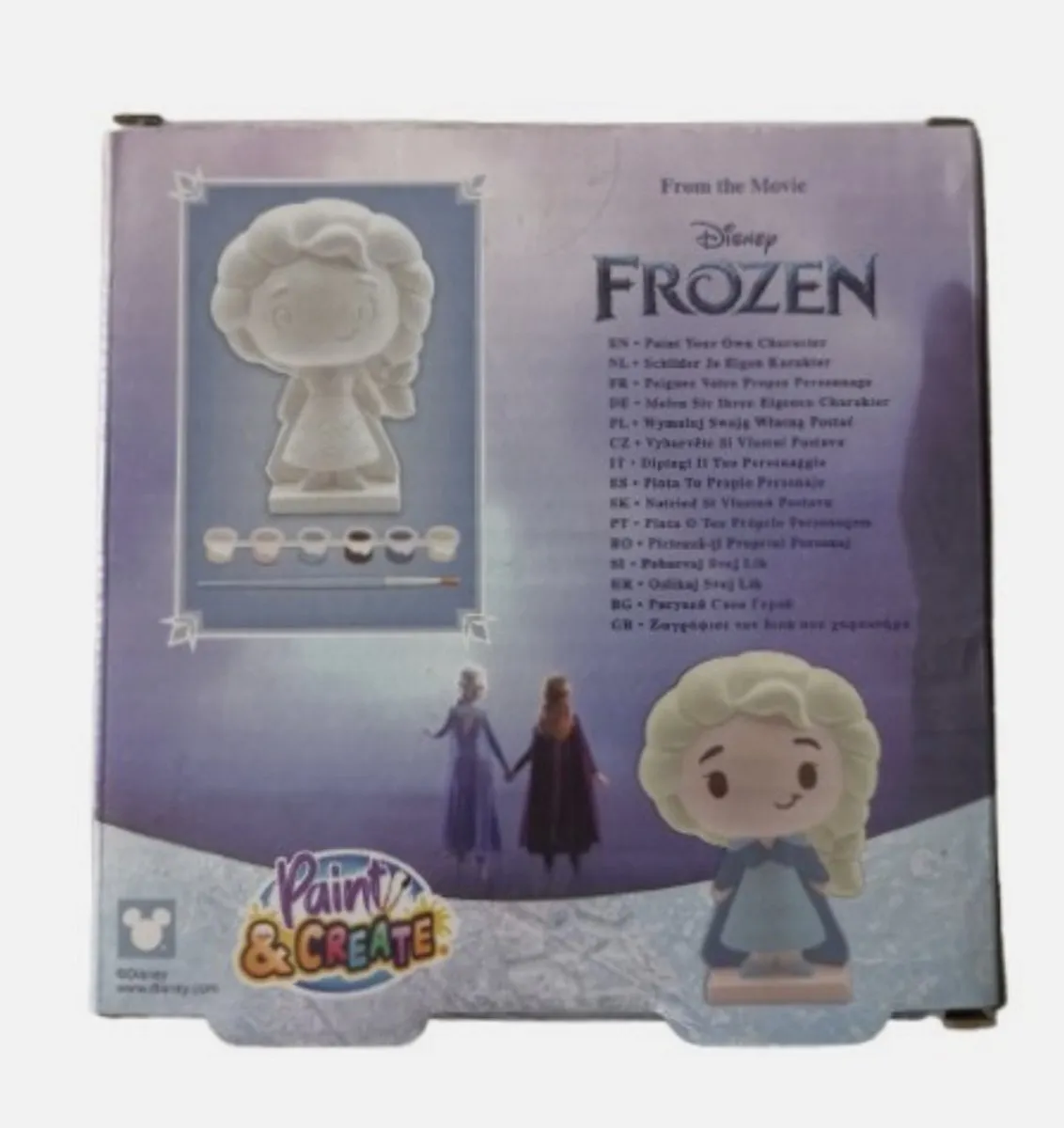 Disney Frozen Schilder Je Eigen Figuur - 3 Stuks - Meerdere Kleuren