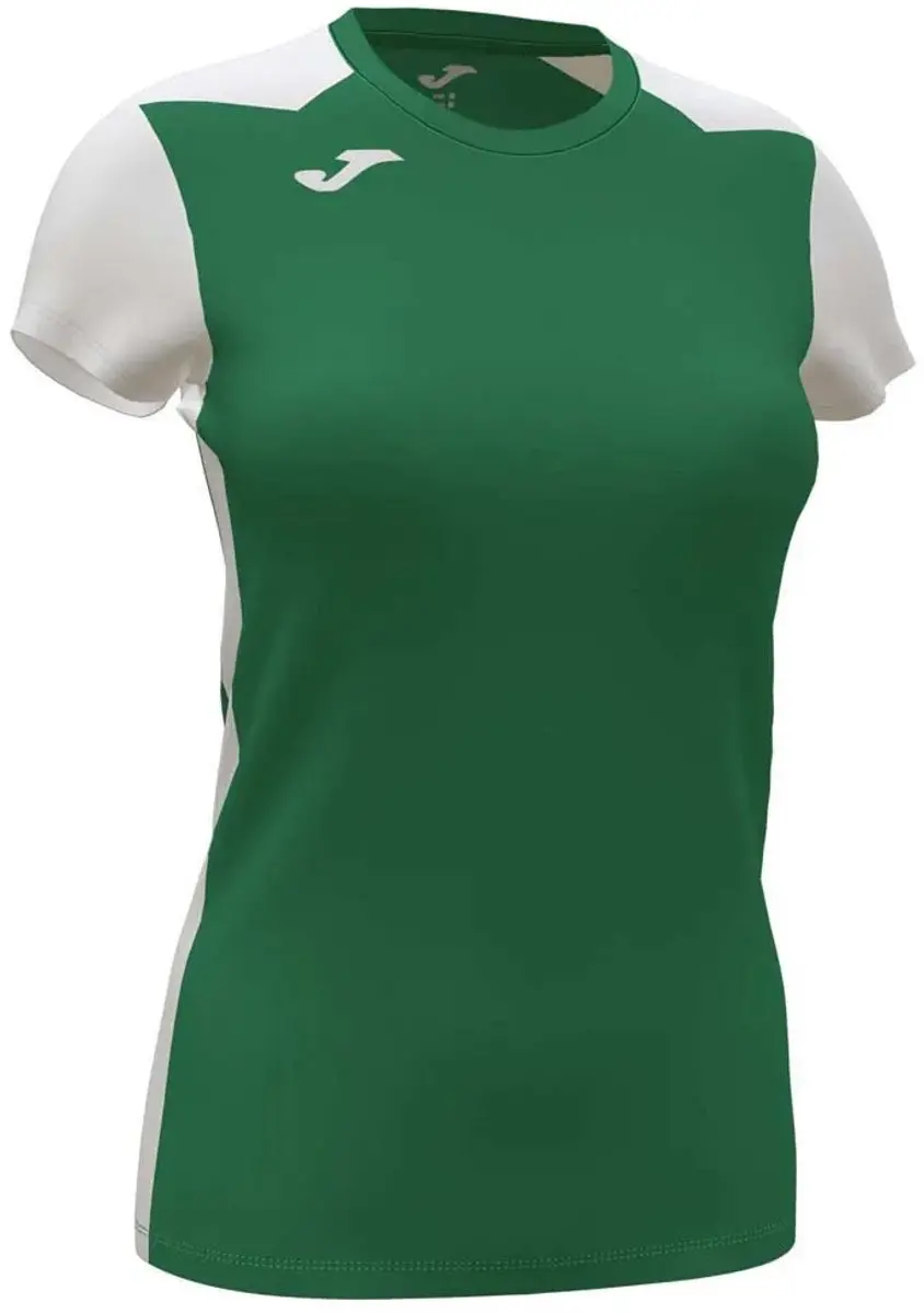 Joma Record II T-shirt Vrouw - XL - Groen/Wit - afbeelding 4 van 6
