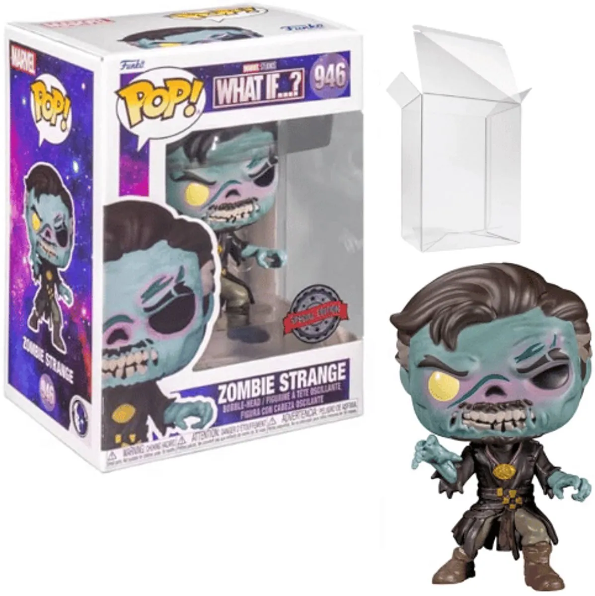 Funko Pop! Marvel What If..? Zombie Strange #946 - Multi