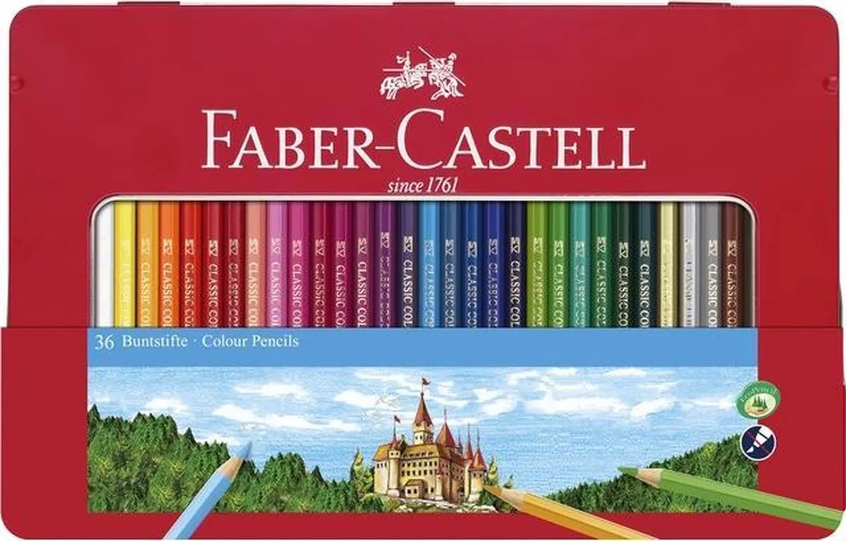 Faber-Castell Castle FC-115886 Kleurpotloden 36 Stuks