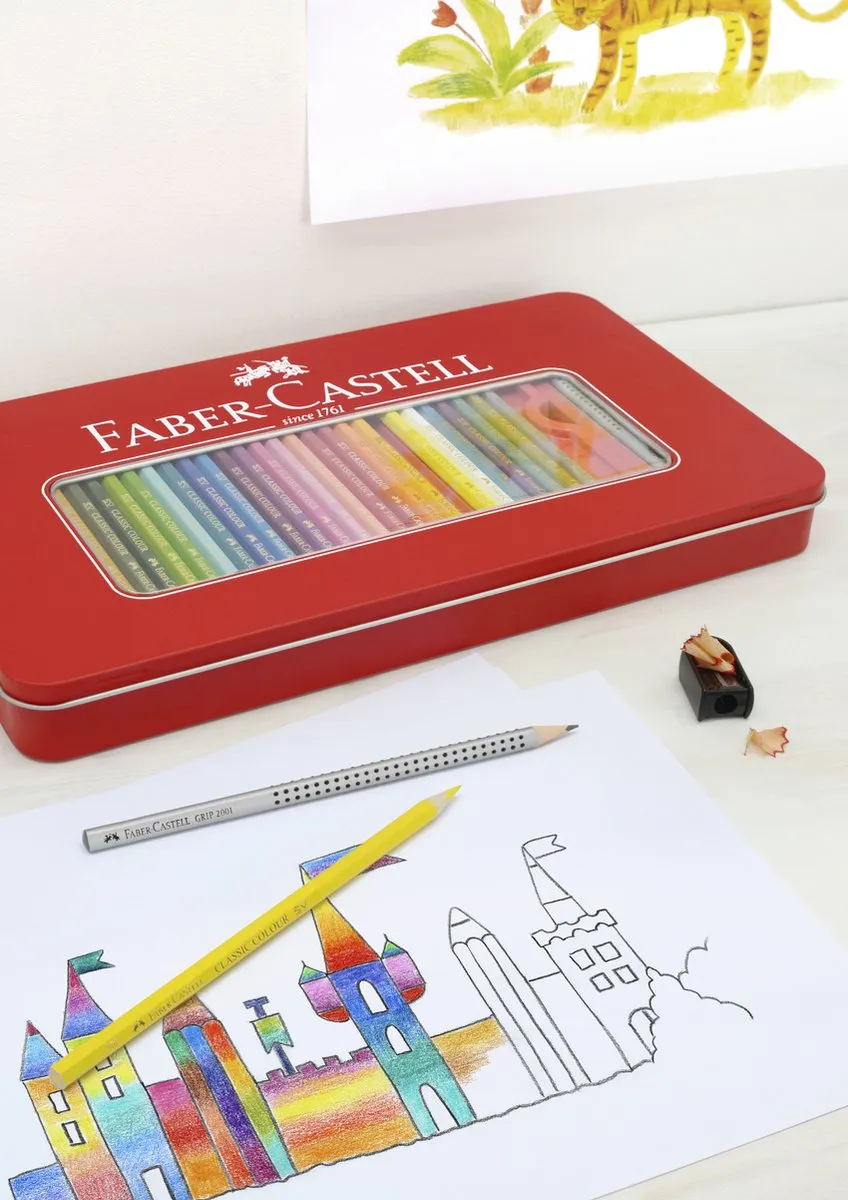 Faber-Castell Castle FC-115886 Kleurpotloden 36 Stuks - Assorti