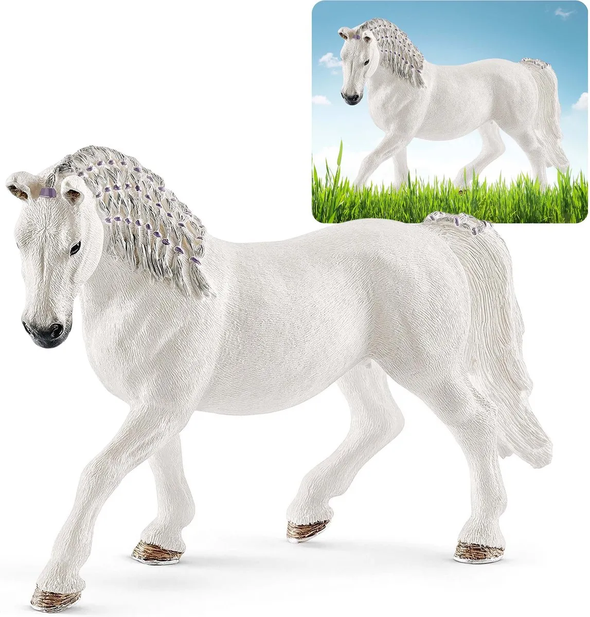 Schleich Lipizzaner Merrie Speelfiguur 13819 - Wit