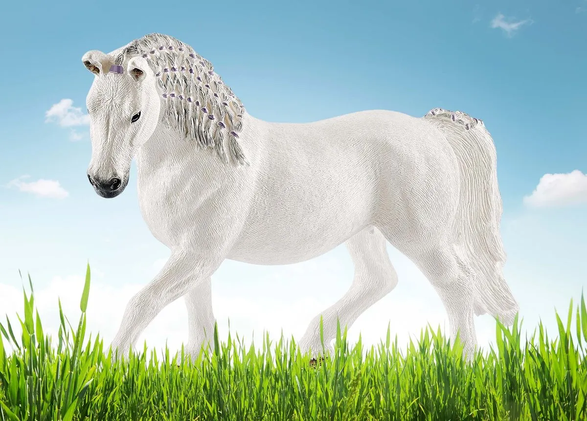 Schleich Lipizzaner Merrie Speelfiguur 13819 - Wit - afbeelding 6 van 6