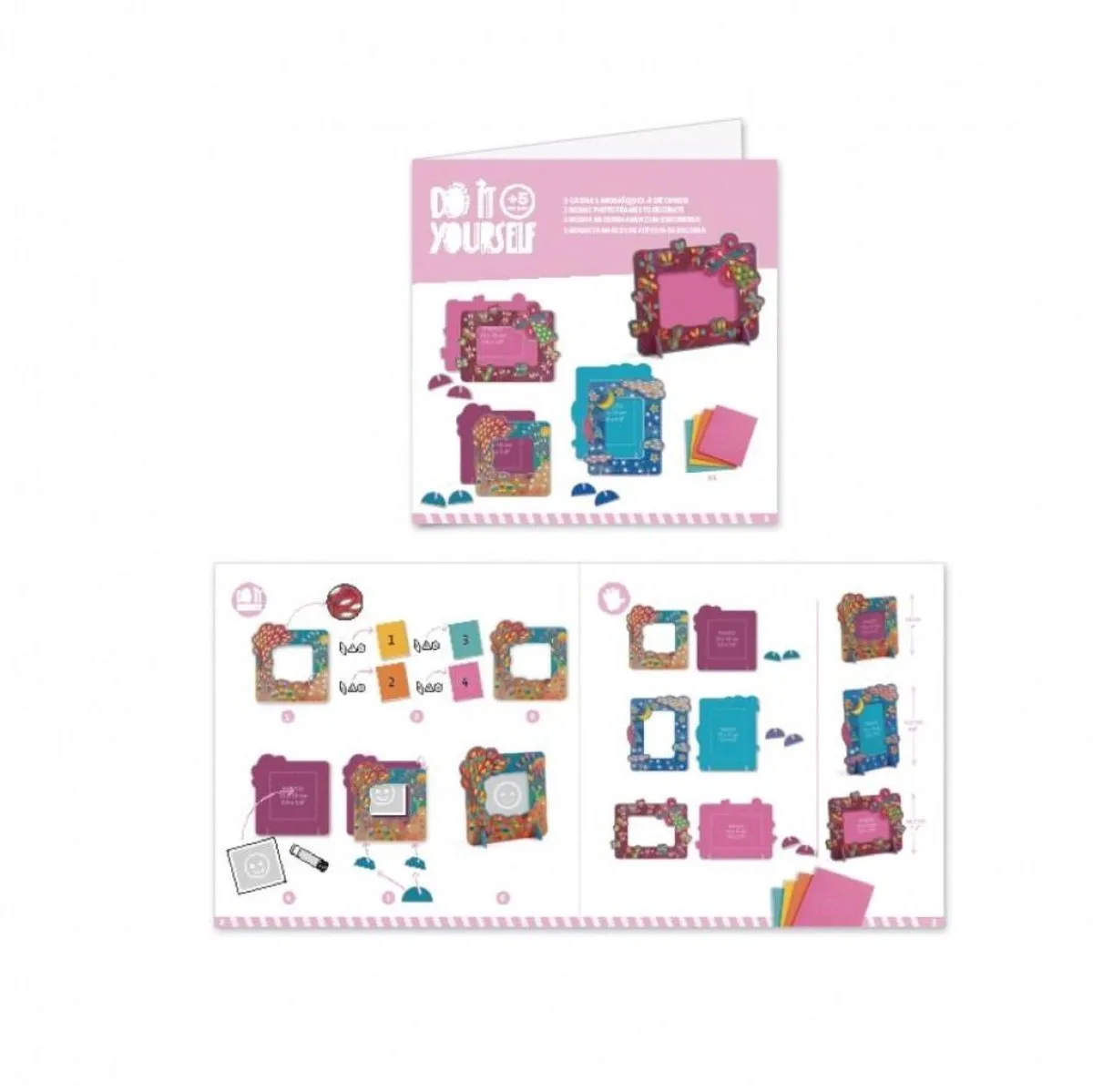 Djeco Fairy-like Mozaïeken & Stickers Multicolor