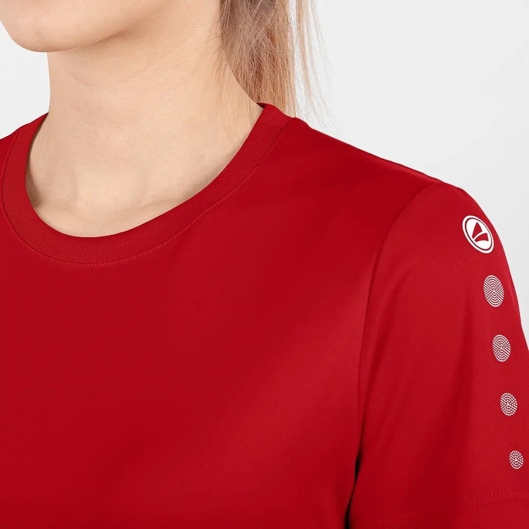 JAKO Team Shirt Dames - Maat S - Rood/Wit