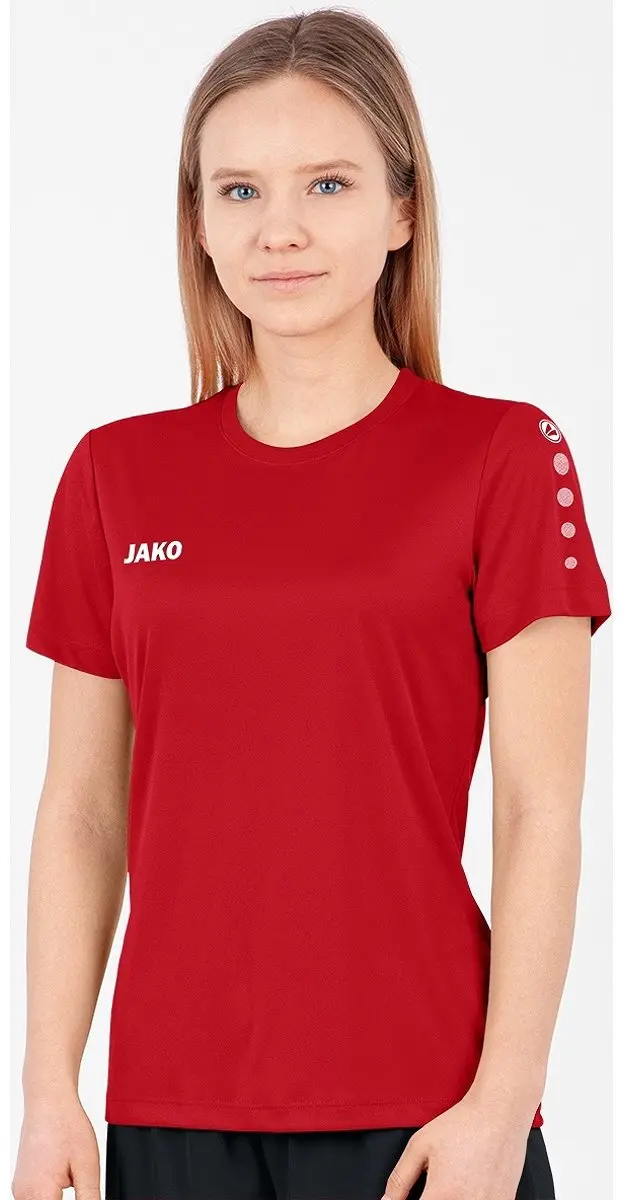 JAKO Team Shirt Dames - Maat S - Rood/Wit - afbeelding 6 van 6