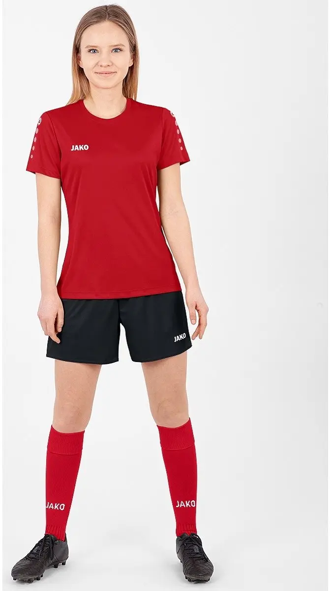 JAKO Team Shirt Dames - Maat S - Rood/Wit