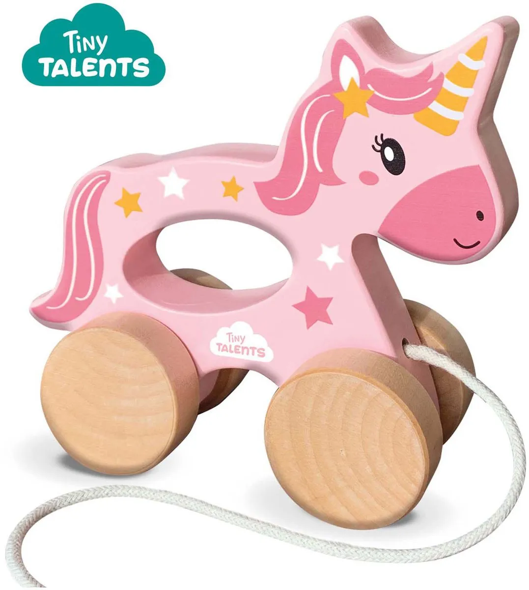 SES Creative Tiny Talents Trekdier 2-in-1 Houten Unicorn