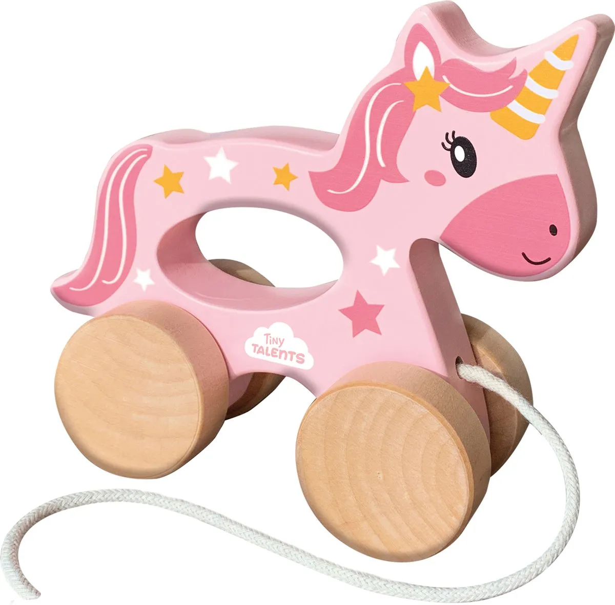 SES Creative Tiny Talents Trekdier 2-in-1 Houten Unicorn