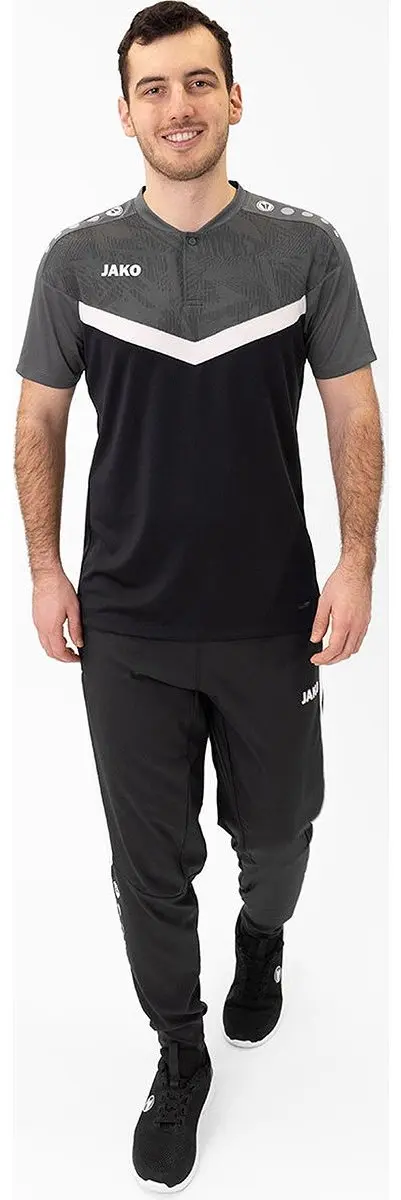 Jako Iconic Polo Heren S - Zwart