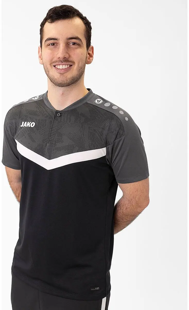 Jako Iconic Polo Heren S - Zwart - afbeelding 6 van 6