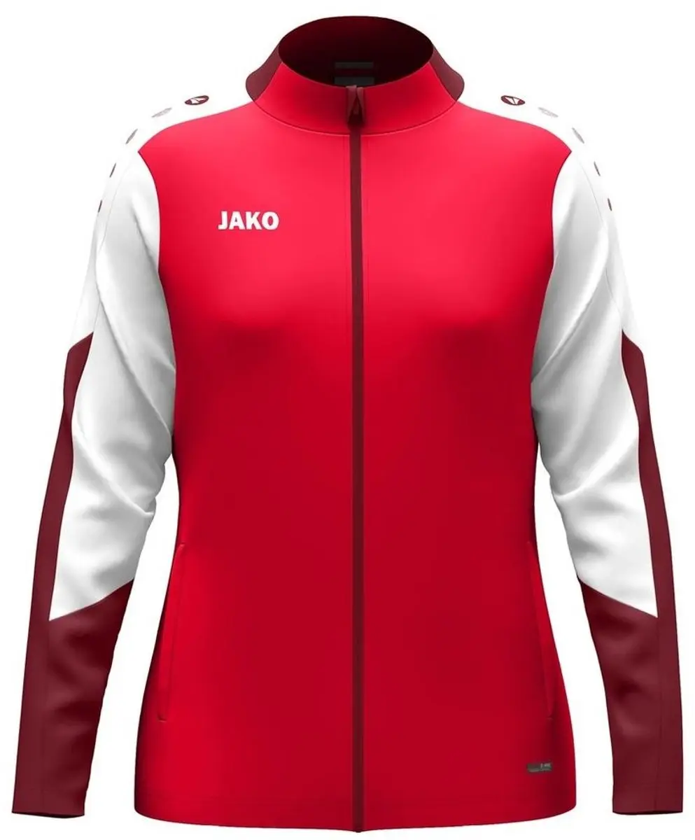 Jako Dynamic Polyestervest Dames - Rood/Wit/Donkerrood S - afbeelding 6 van 6