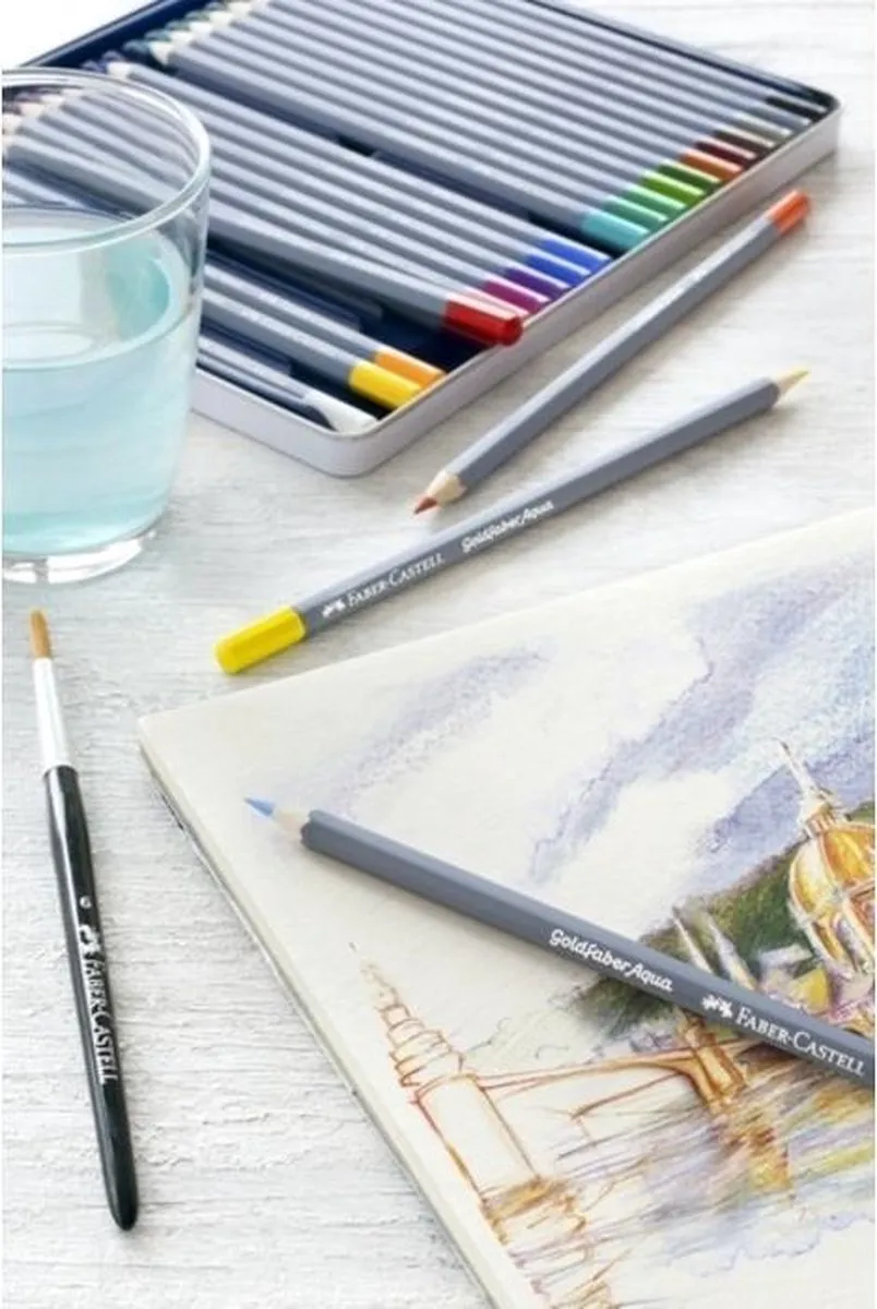 Faber-Castell Goldfaber Aquarel Potlood 162 Licht Phthalogroen