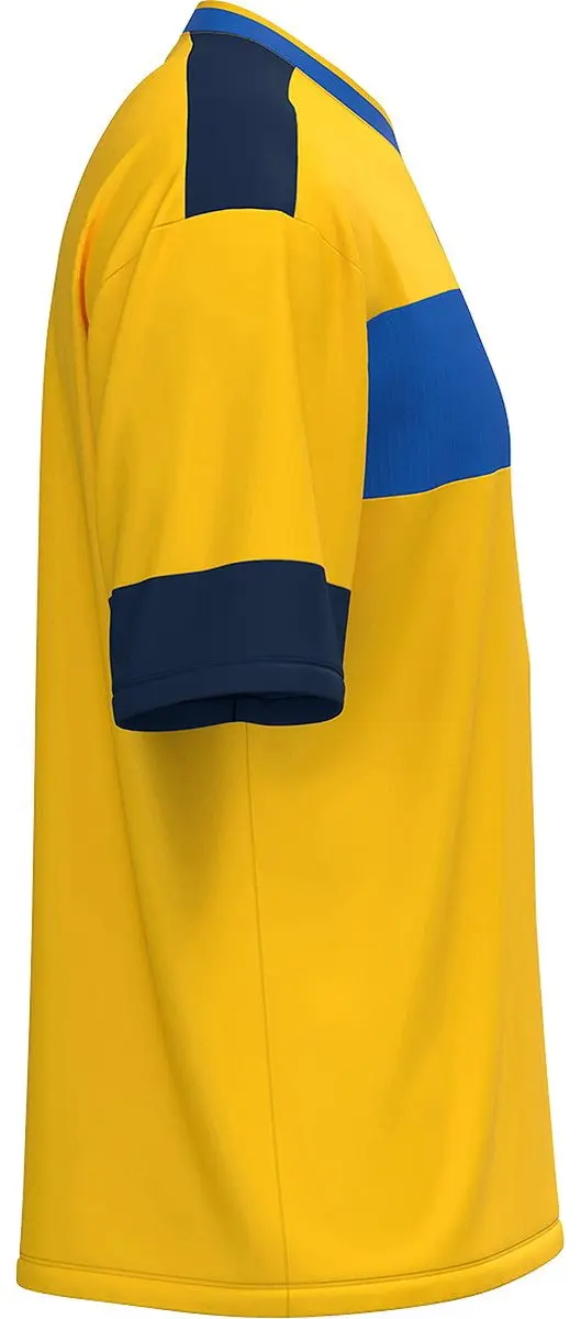 JAKO Club 92 Shirt Korte Mouw Heren - Geel XXL