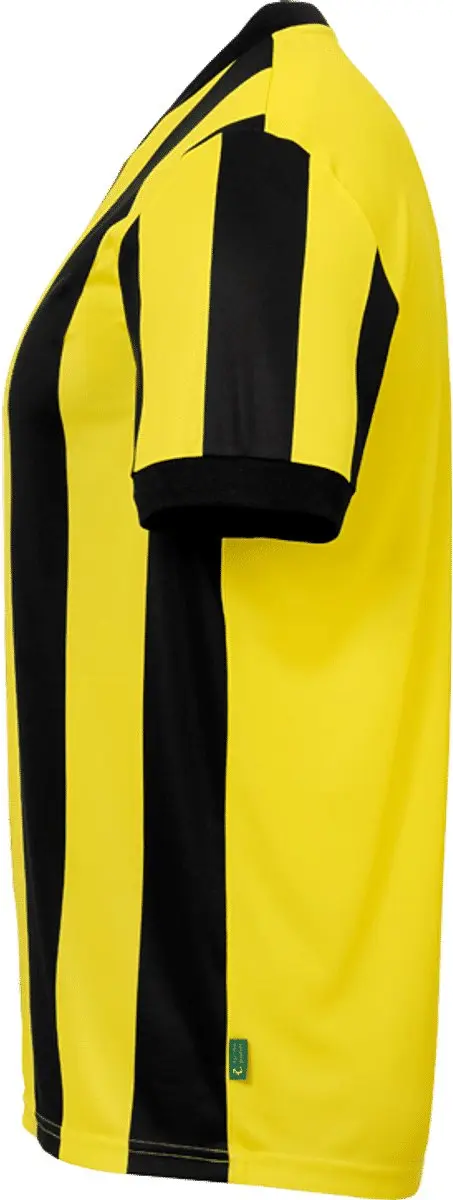 Uhlsport Stripe 2.0 Shirt Korte Mouw Heren - M - Zwart
