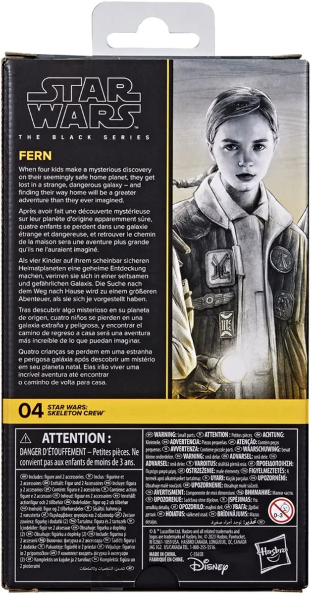 Hasbro Star Wars Black Series Fern Skeleton Crew - HASF9989 - Multi