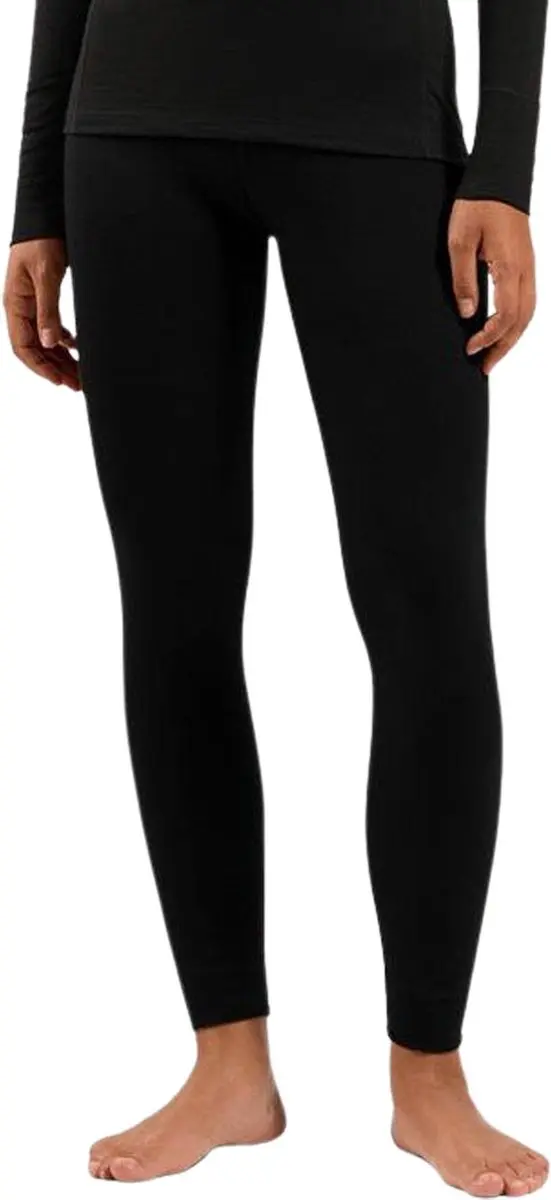 ODLO Natural Merino 160 Lange Broek Dames - Maat M - Zwart