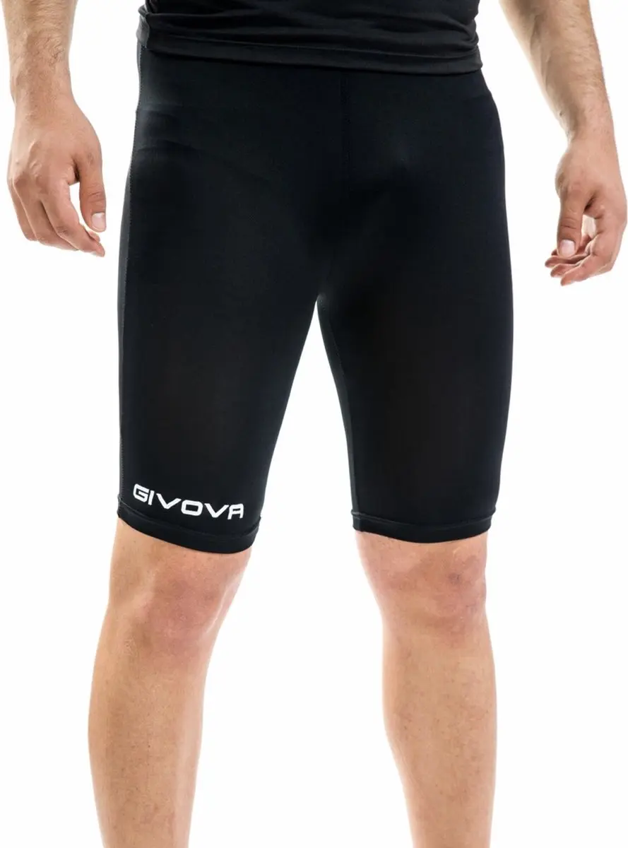 Herenshort Givova Bermuda Huid Zwart