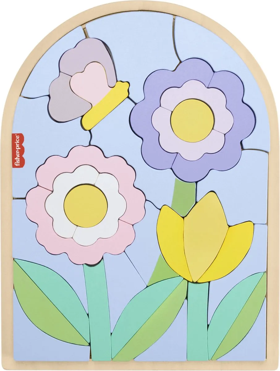 Fisher-Price Houten Bloemenpuzzelblokken HXT97