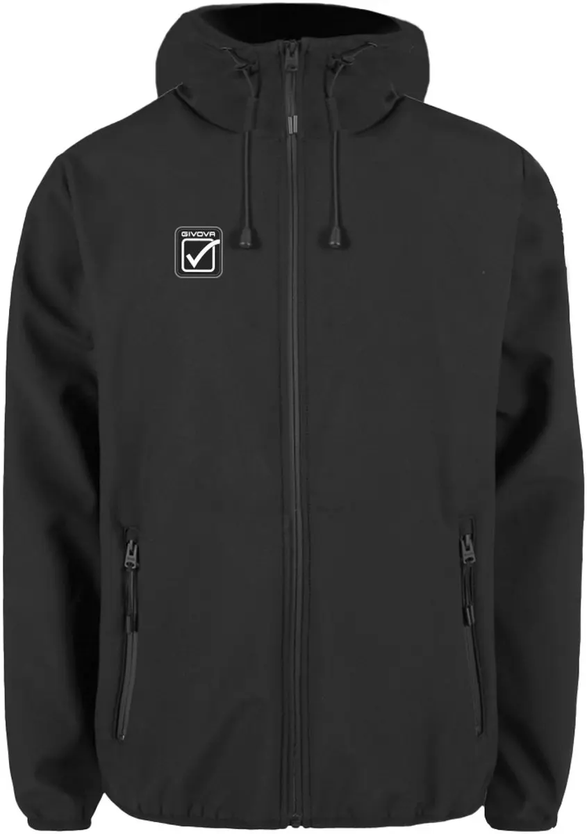Givova Softshelljack Zwart M Vrouw