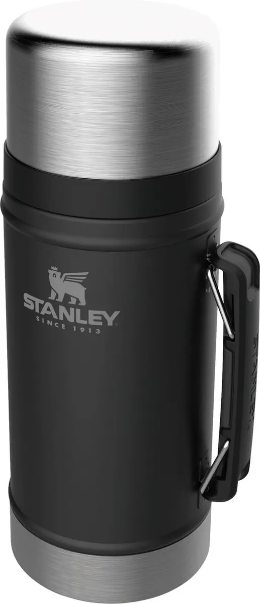 Stanley Classic Legendary Food Jar 0.94L - Matte Black - afbeelding 3 van 6