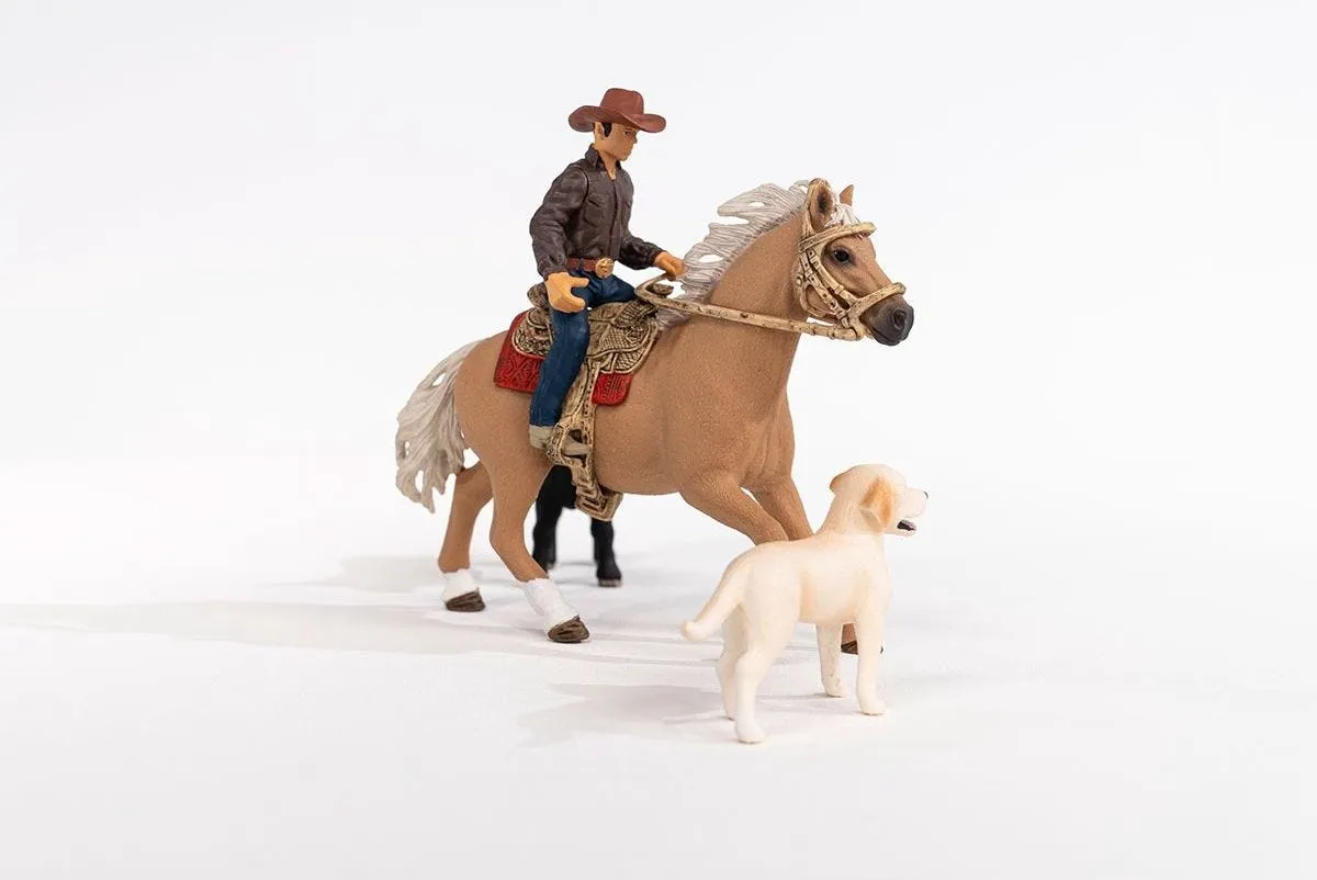 Schleich Farm World Westernrijden Speelfigurenset 42578 - Multikleur
