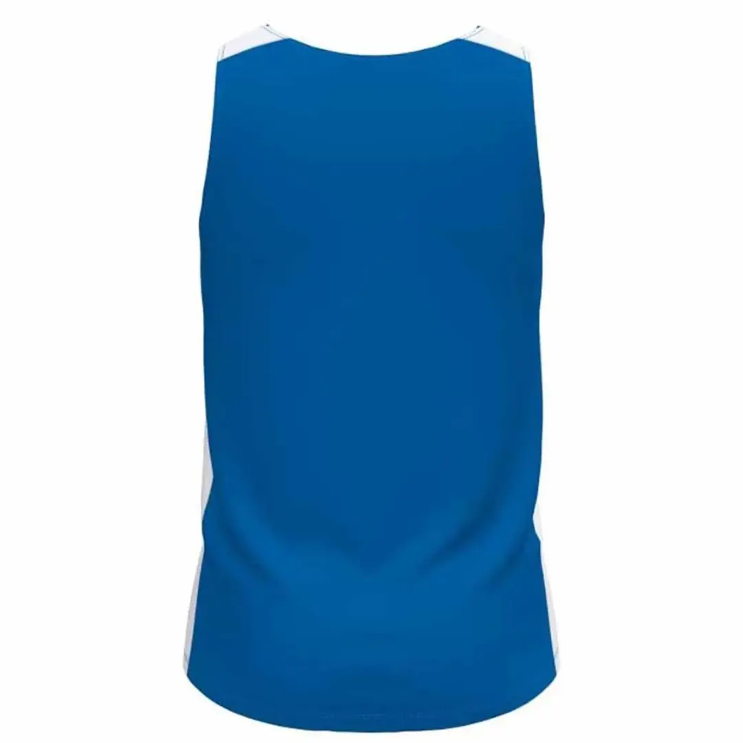 Joma Record II Mouwloos T-shirt - 12-14 jaar - Royal/White