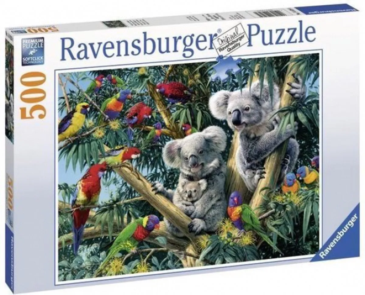 Ravensburger Koalas in de Boom Legpuzzel 500 Stuks - Multicolor