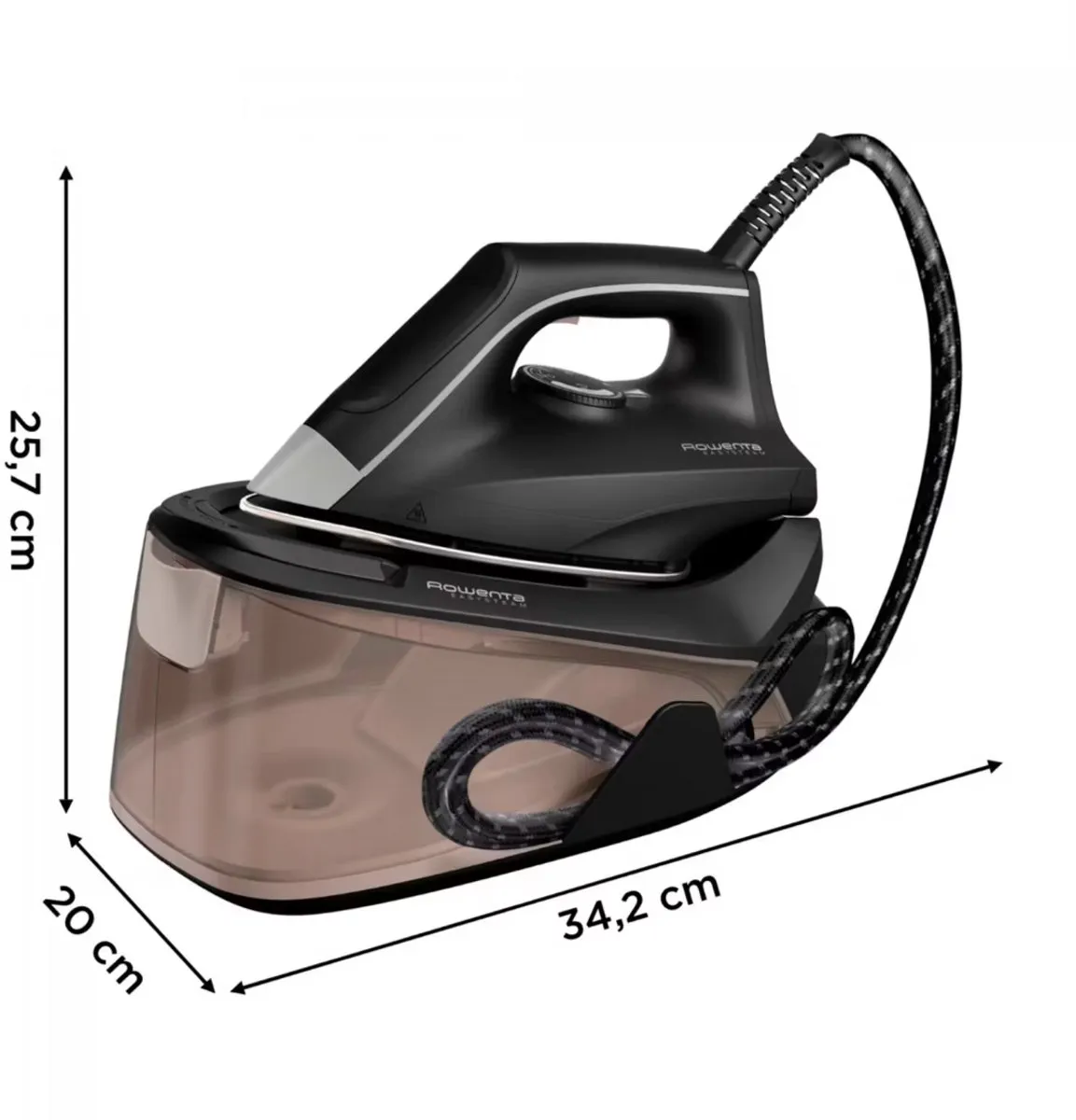 Rowenta VR7141 Easy Stoomstrijkijzer 2400W - 1,4l Zwart - afbeelding 3 van 3