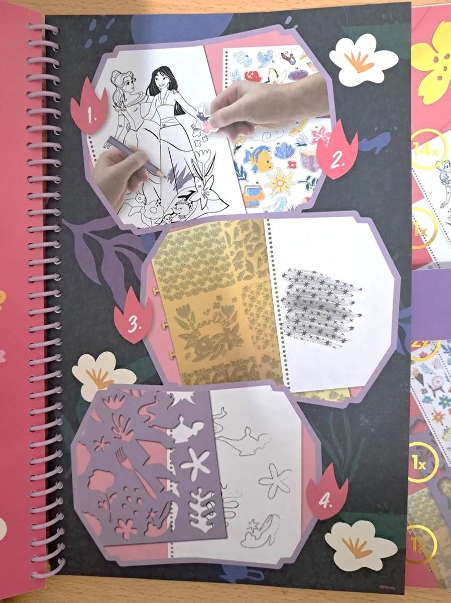 Disney Princess Designalbum - 29 Pagina's - Divers