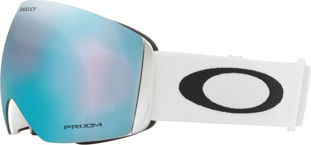 Oakley Flight Deck L OO7050-91 Skibril - Matte Wit/Prizm Blauw
