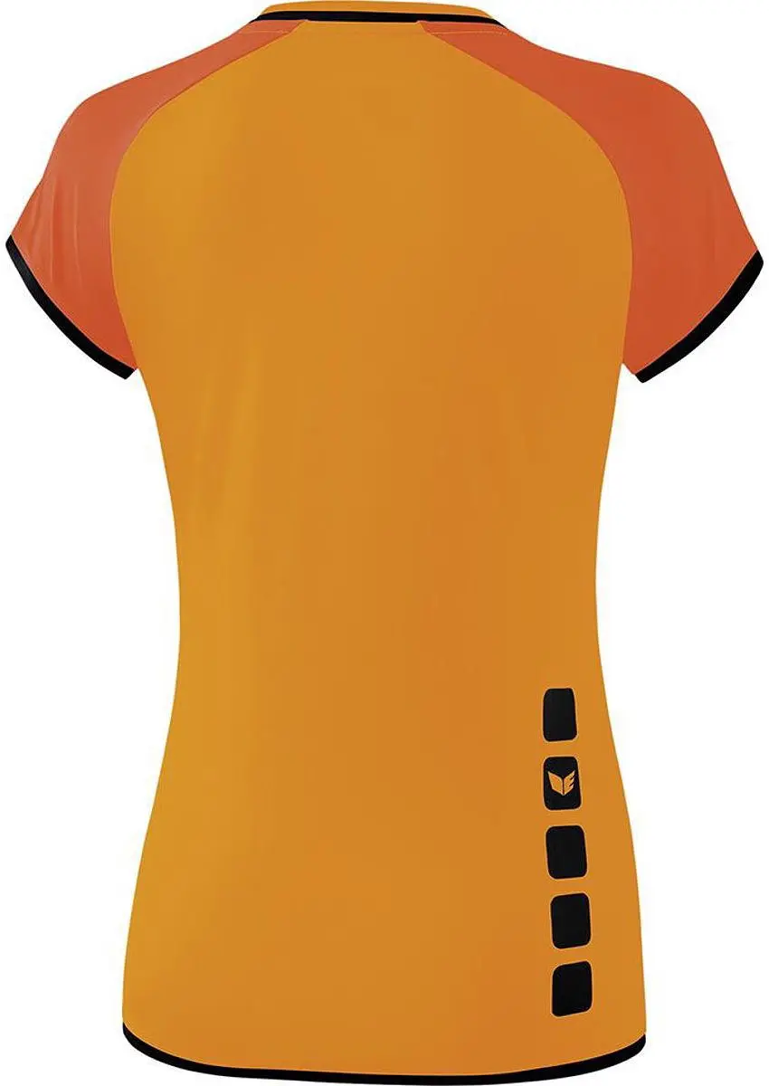 Erima Zenari 3.0 Volleybalshirt Dames - 44 - Oranje/Zwart/Mandarijn