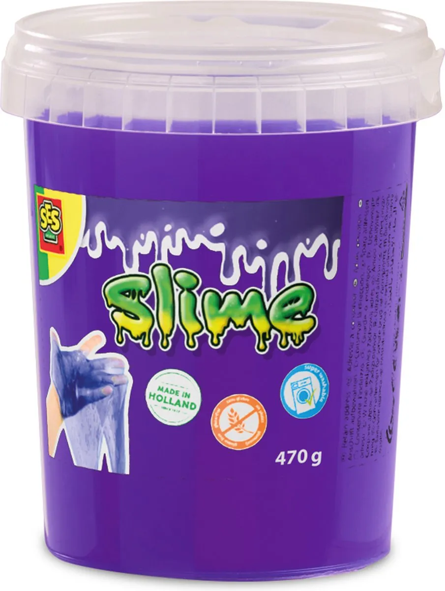 SES Creative Neon Paars Glitter Slijm 470g