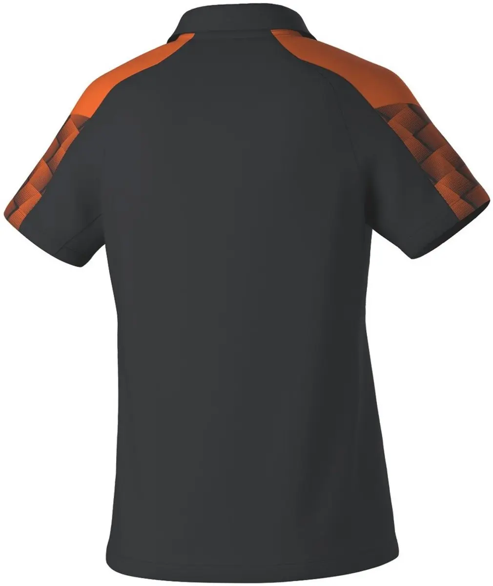 Erima Evo Star Polo Dames 36 - Zwart/Oranje