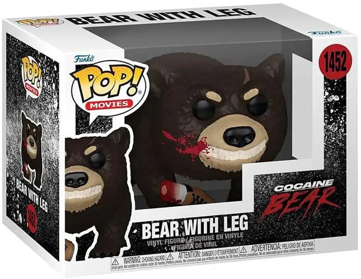 Funko Pop Movies Cocaine Bear Bear with Leg Bloody 77188 - afbeelding 6 van 6