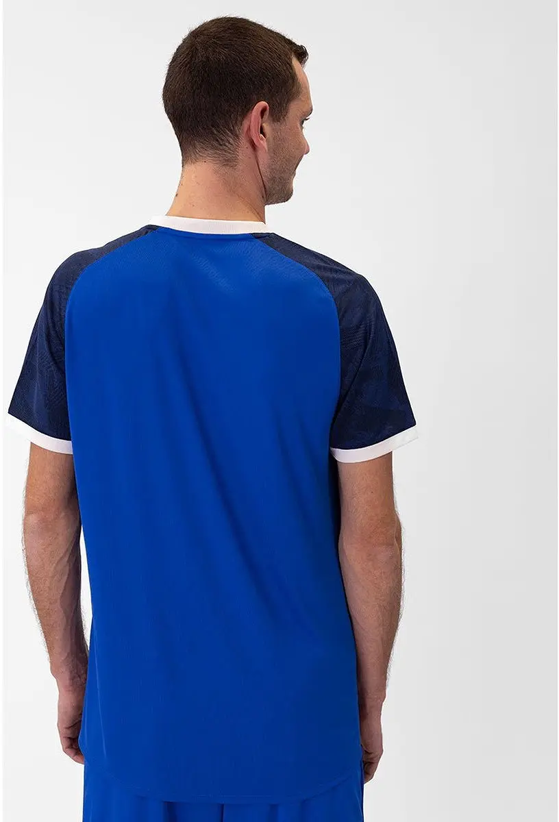 Jako Iconic SS Shirt Senior L - Donkerblauw/Wit