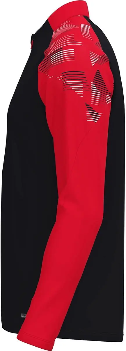 Jako Sonic Ziptop Kinderjas 128 - Zwart/Rood