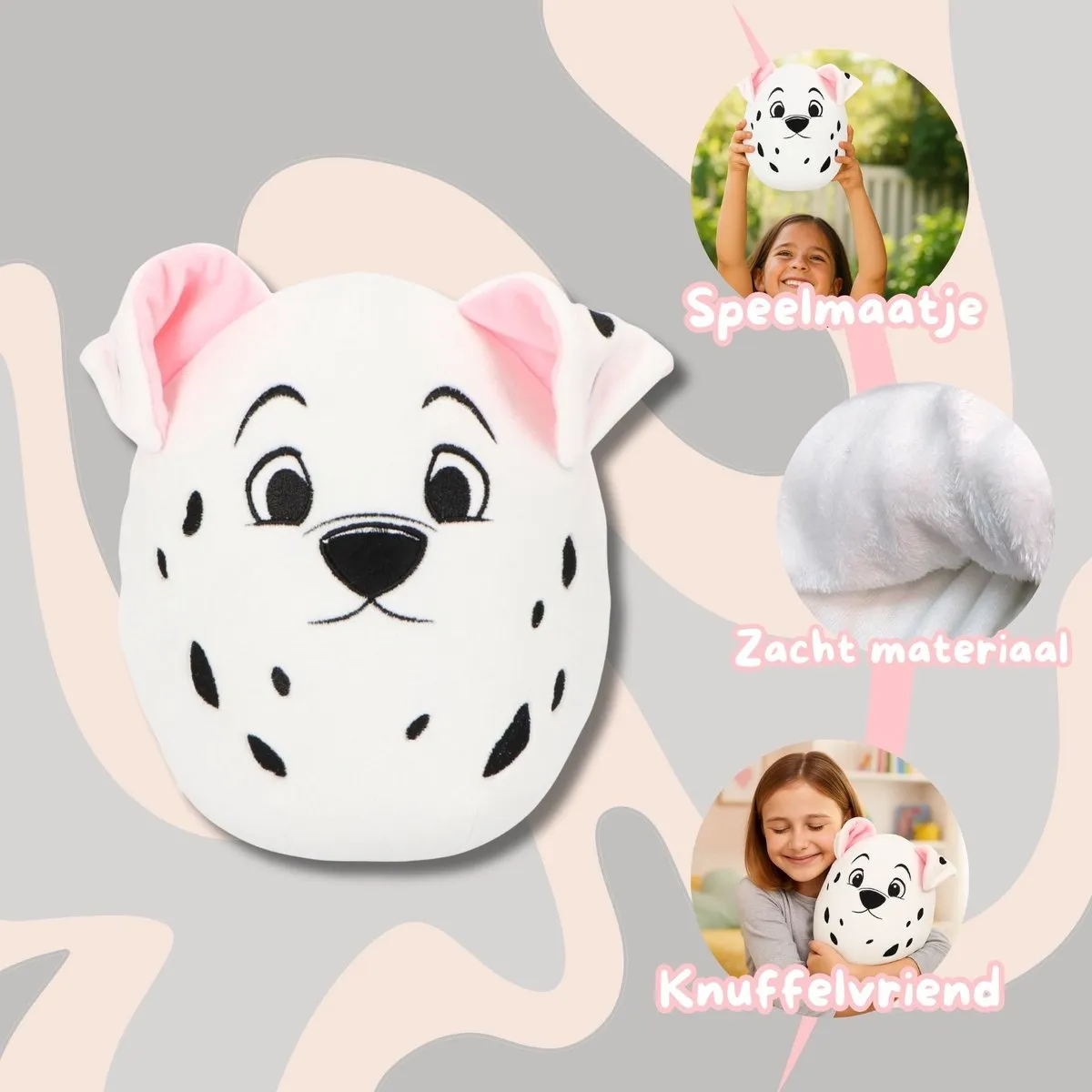 Disney Dalmatiër Squishy 22cm - Multicolor