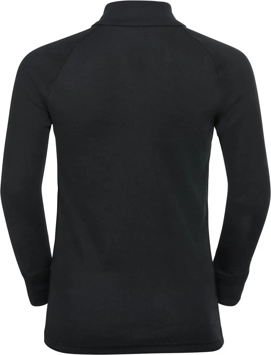 ODLO Active Warm Col 1/2 Zip Thermoshirt Kinderen 104 - Zwart