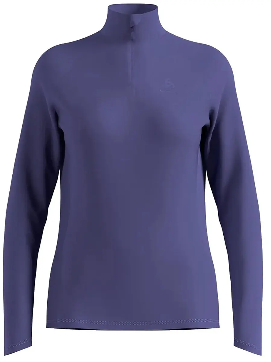 ODLO Essential Ceramiwarm Hardloopshirt Dames S - Donkerblauw - afbeelding 3 van 6