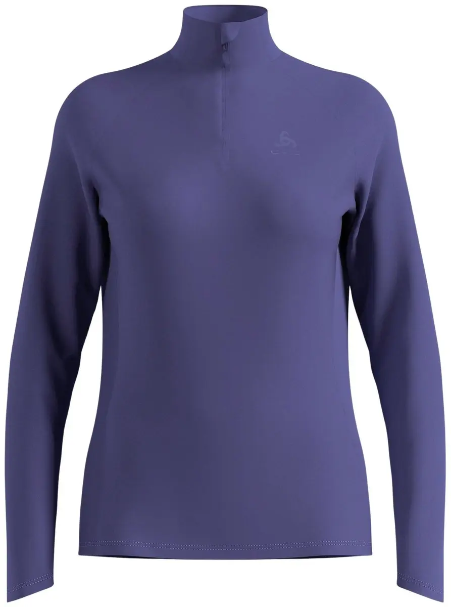 ODLO Essential Ceramiwarm Hardloopshirt Dames S - Donkerblauw - afbeelding 5 van 6