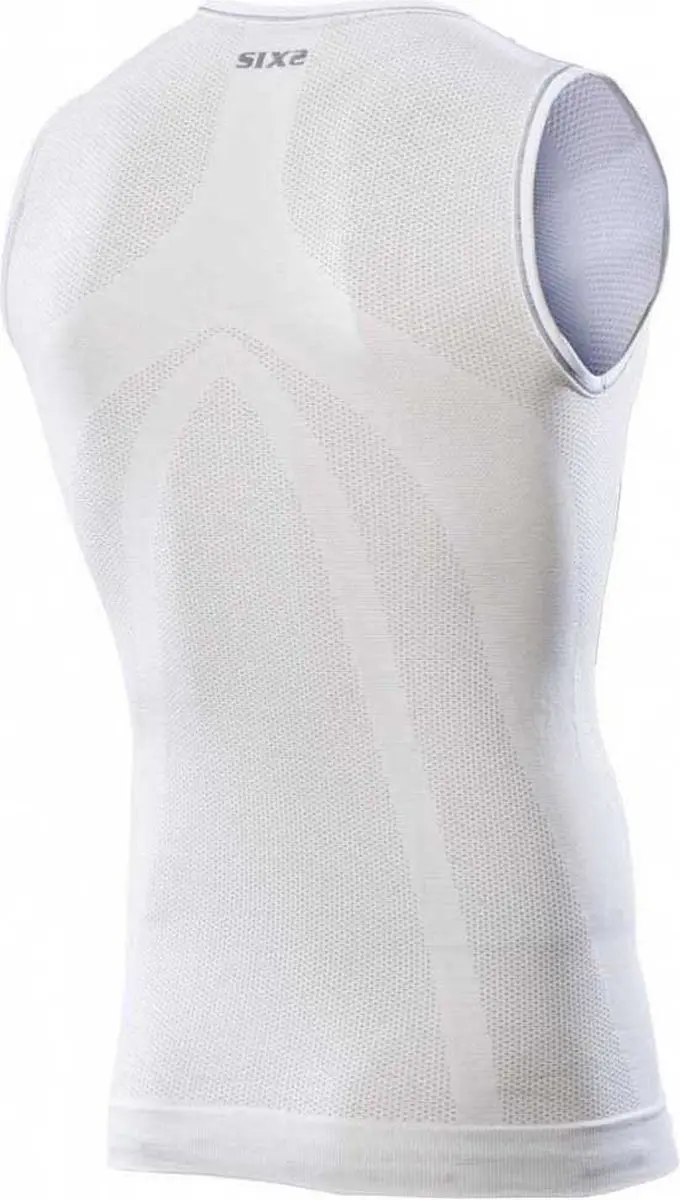 Sixs Carbon SMX Mouwloos T-shirt Wit - afbeelding 2 van 4