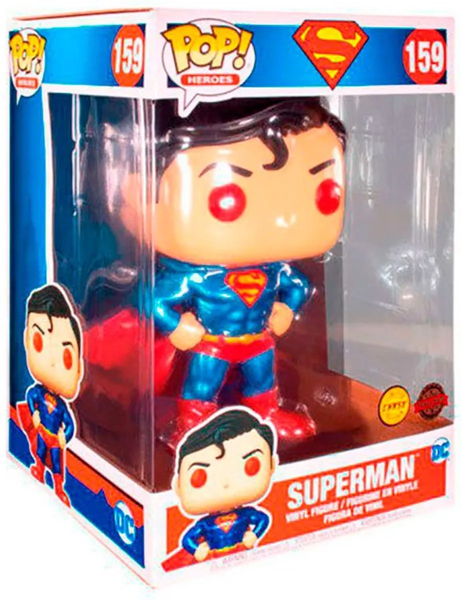 Funko Pop! Jumbo DC Comics Superman 10" - Multi